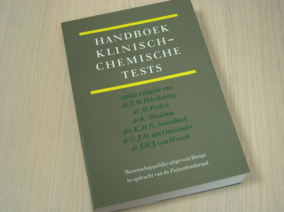 Pekelharing, dr. J.M., een anderen - Handboek  klinisch-chemische tests